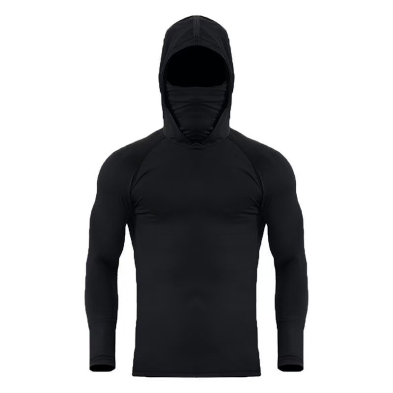 Compra a granel preferencial transfronteriza deportes al aire libre alta velocidad elástica seca manga corta entrenamiento de ciclismo corta gorra de corbata alta apretada