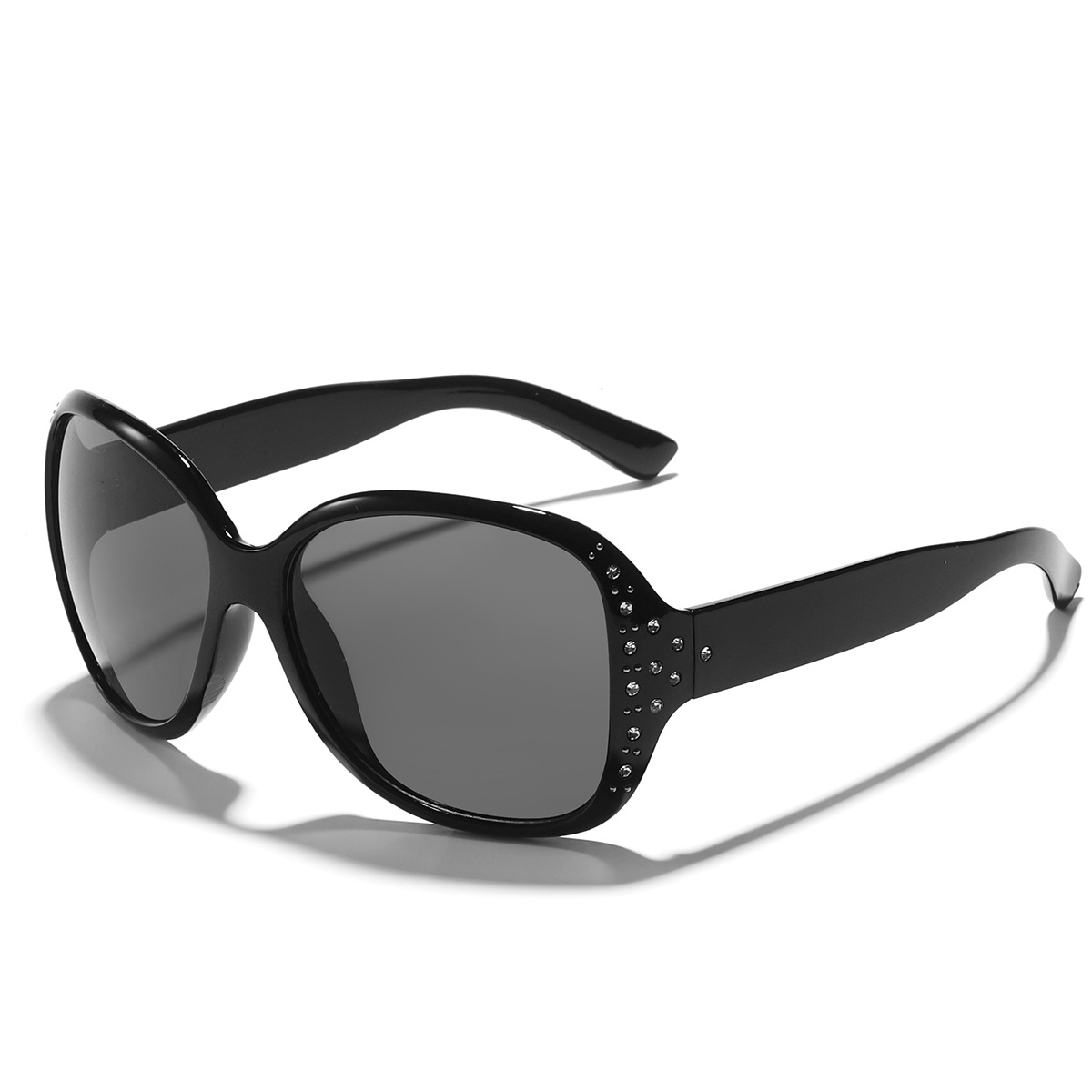 Gafas de sol de las mujeres de moda rhinestone gafas de Sol de Europa y América gafas retro gran marco de la cara de aspecto pequeño UV a prueba de gafas de Sol