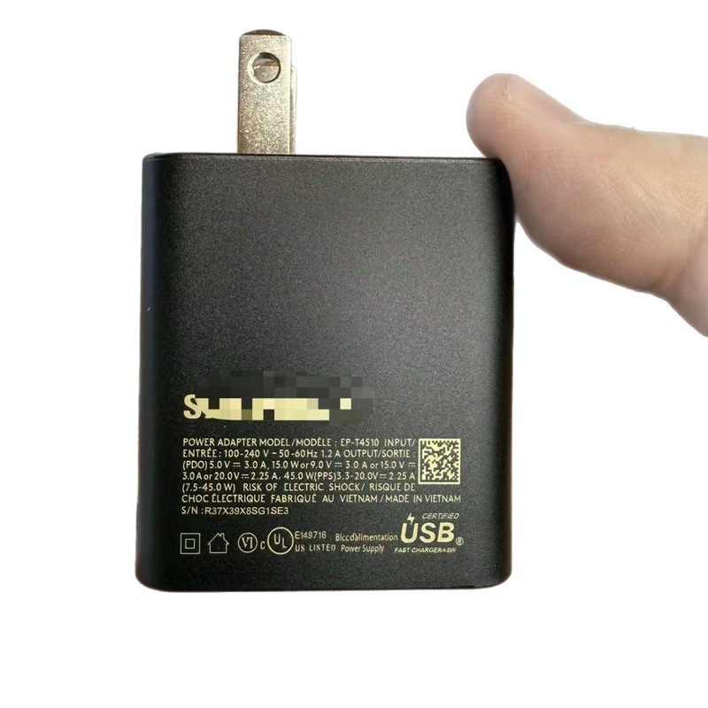 Samsung T4510 S24UItra オリジナル充電器 45W 窒化ガリウム超高速充電充電ヘッド 5A ケーブルに適しています。|undefined