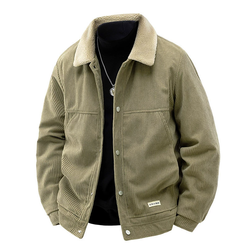 Autumn travel quilted jacket for men and women for leisure, increased thickness