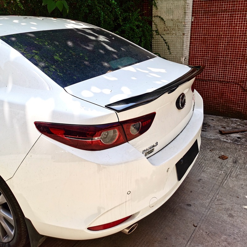 Suitable for 2020-2024 Mazda 3 Next Generation Rear Wing New Angkesela Modified R Style Fixed Wing