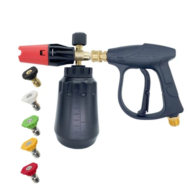 High pressure car wash water gun | with large nozzle foam pot suit