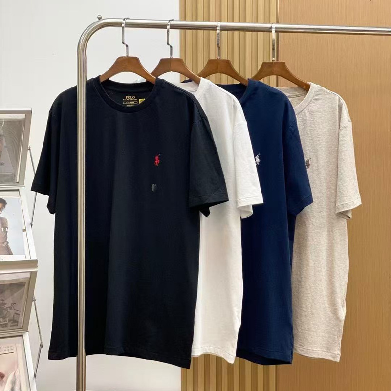 Complete with Three Tags, Rl Ralph Lauren Embroidered Men's Short-Sleeve T-Shirt
