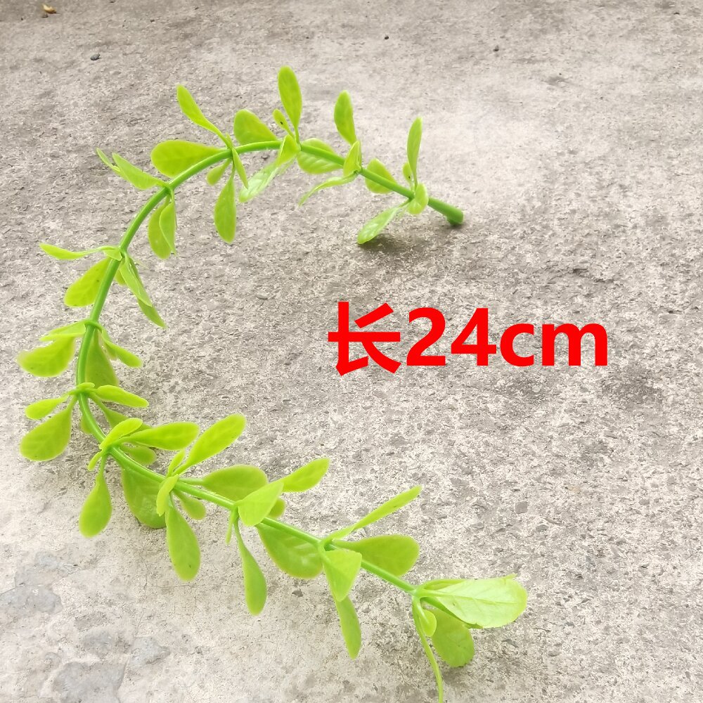 Imitación de hojas verdes hierba de agua hoja persa decoración de flores de boda pared flor de pecho accesorios de muñeca flores diy accesorios hechos a mano