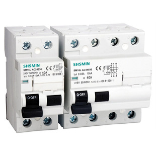 RCCB electromagnetic tripping and electronic tripping AC/DC AC/DC reliability pure leakage protection