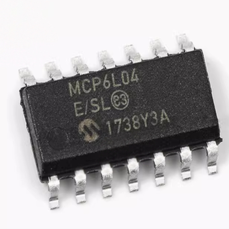 原装正品 MCP6L04T-E/SL  封装SOP-14  运算放大器芯片IC