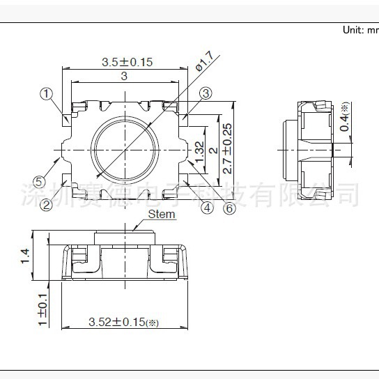 ALPS开关 SKSGACE010 1.6N 3.9×2.7×1.4mm小型 ALPS原装正品