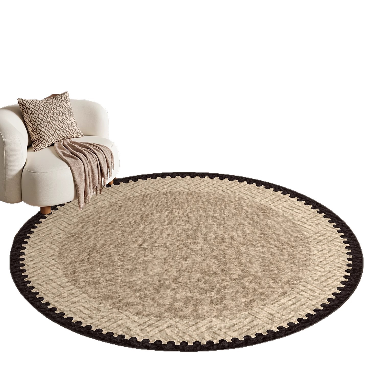 Carpet for living room, round sofa for bed, french style, high-quality style 5