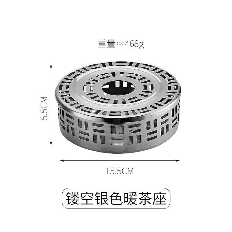 温茶炉ろうそく加熱台座が精巧で透かし彫りされた茶道が小さくて豪華で暖かい茶炉日本式ホテルレストランが業務用です。|undefined