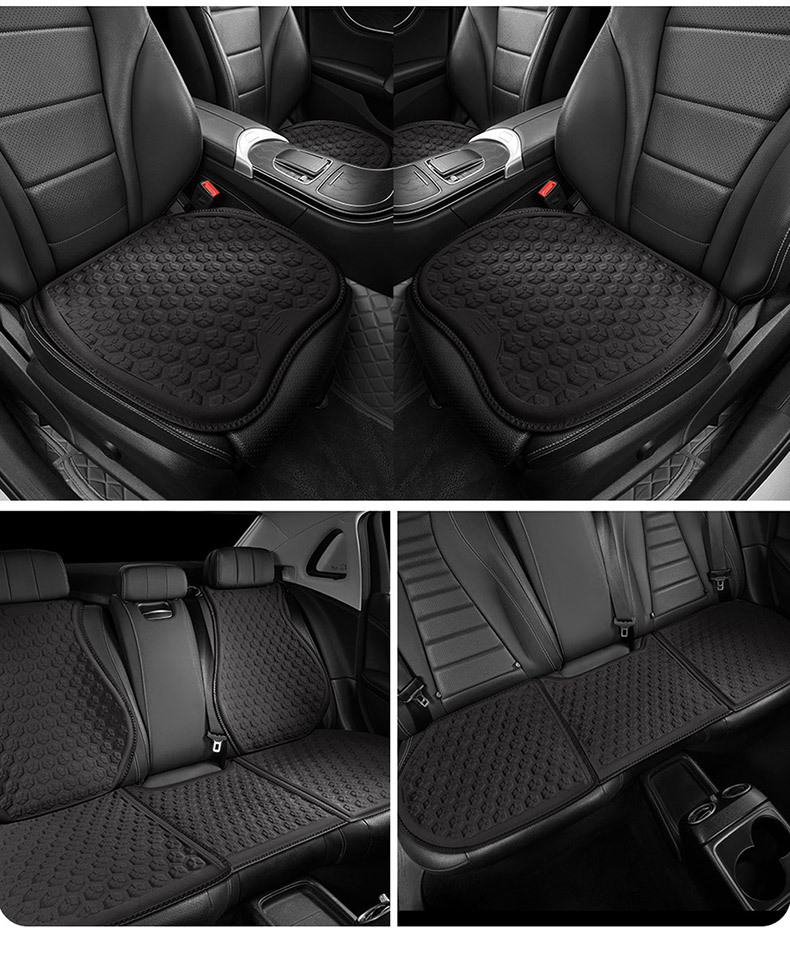 2026 New Car Gel Seat Cushion Summer Cooling Pad Breathable Seat Cushion Car Honeycomb Gel Universal Seat Cushion Cross-Border