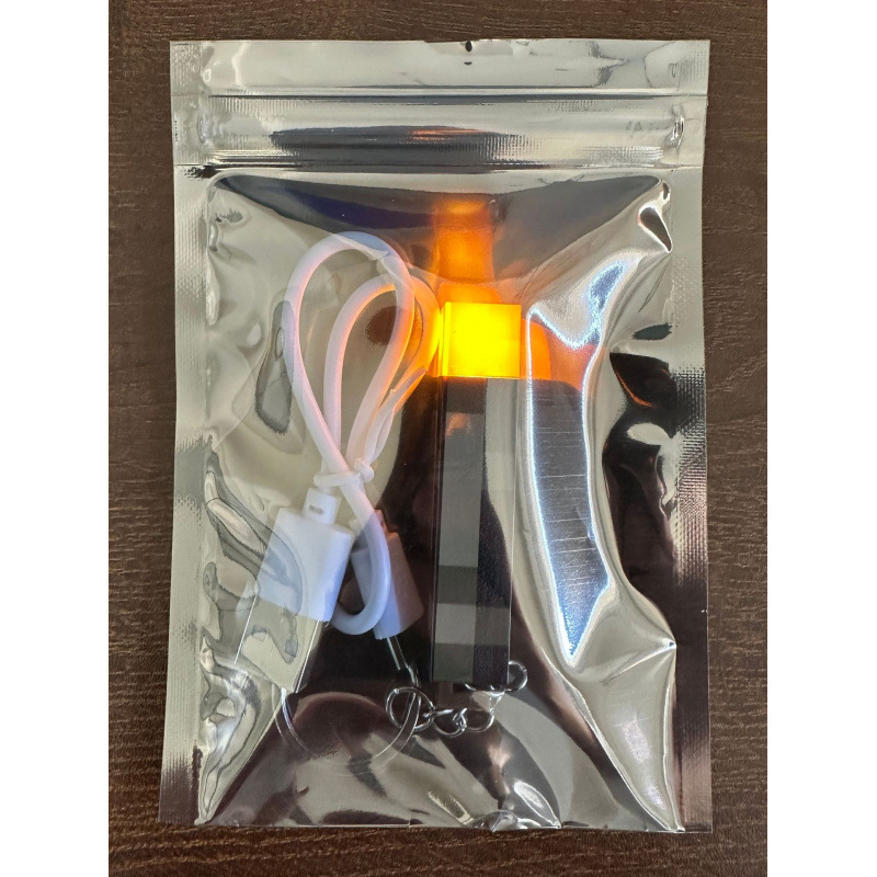 Mi mundo llavero colgante de juegos perimetral MC mini antorcha antorcha pequeña linterna recargable lámpara de minería