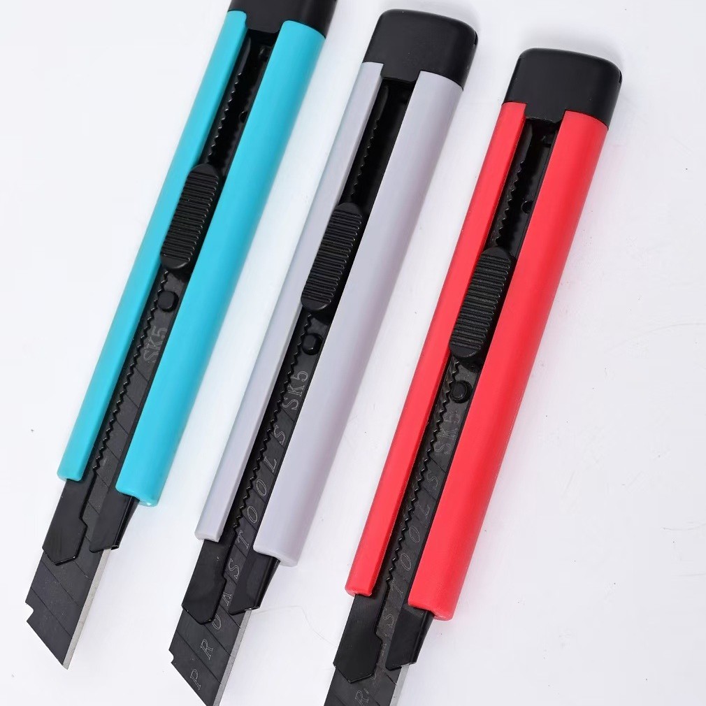 Cuchillo de arte cuchillo de papel pintado cuchillo de apertura de caja de acero inoxidable cuchillo de corte de papel pintado cuchillo pequeño