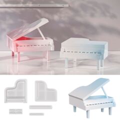 得意洋洋diy创意钢琴摆件滴胶模具家具饰品摆件石膏硅胶模具