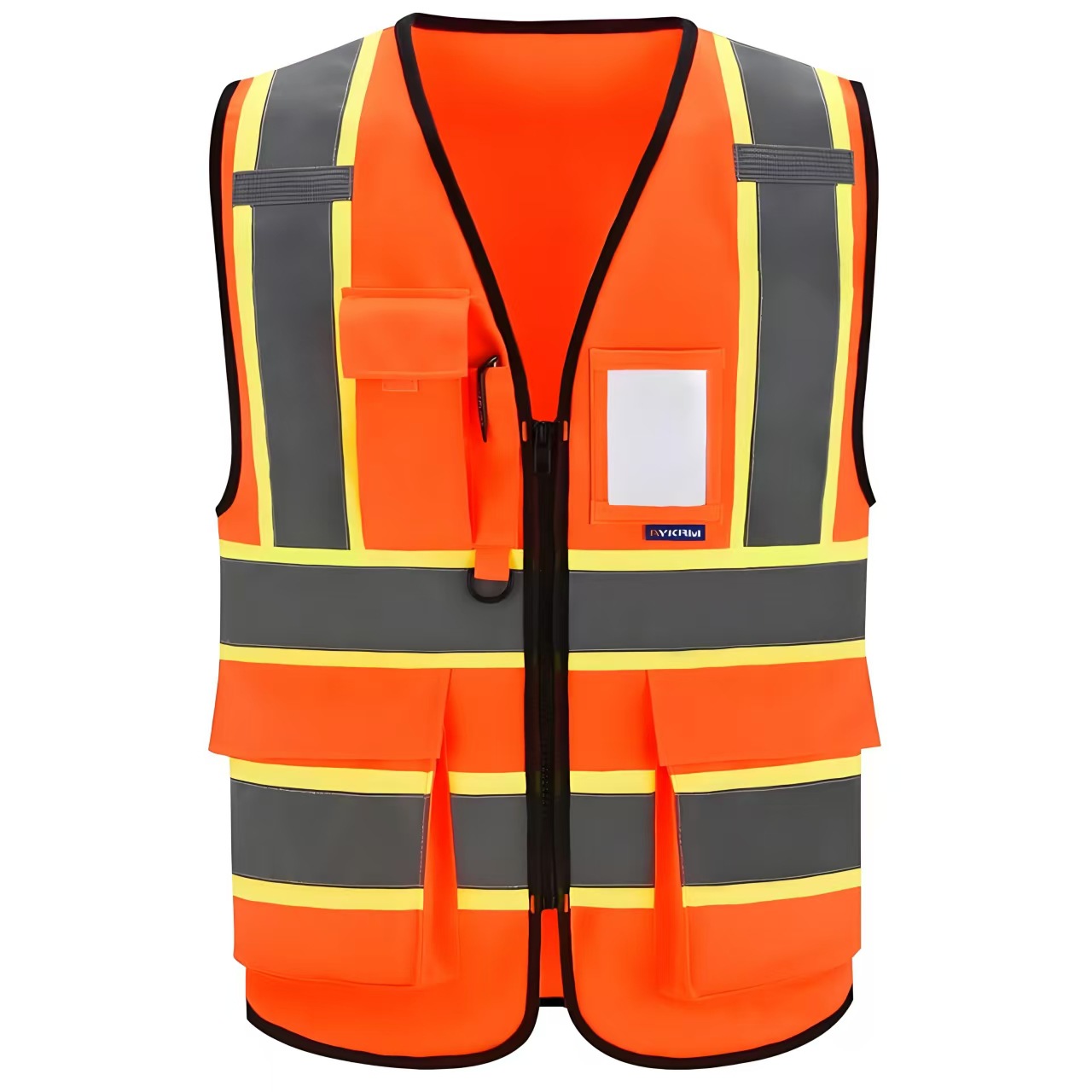 Reflector * chaleco * tela de urdimbre 120g * naranja * verde fluorescente / gris * M