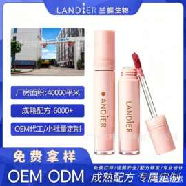 丝绒哑光润泽唇釉OEM定制唇泥口红雾面显白持久代加工自然唇釉