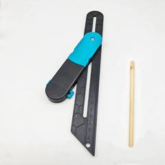 新商品ロック付き角度調整尺Lockアングル測定ツール大工尺家装角度定規