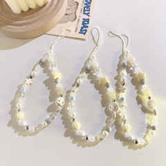 DIY新款星星手機鏈串珠掛飾ccd相機鏈條通用手機殼手機掛繩耳機套