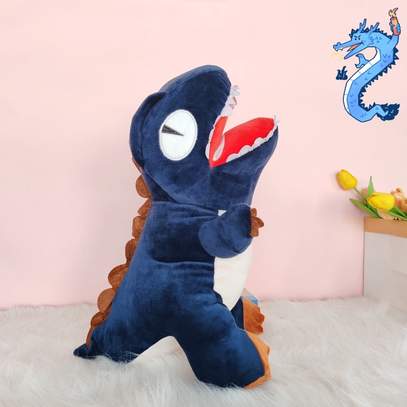 Dinosaurio de dibujos animados, manos calientes, almohada, muñeco de peluche, almohada para la siesta de oficina, calentador de manos multifuncional, marioneta de estudiante