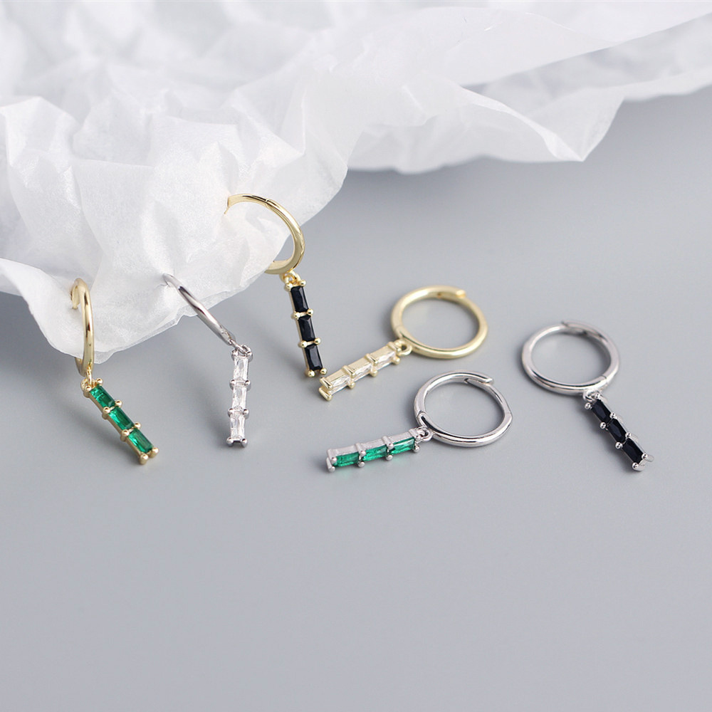 5g Weight 0.03µm Gold Plating Thickness Electroplating Gold Plating Process 925 Sterling Silver Ear Needle Material 18K Real Gold Plated, Platinum Plated Plating Material Zircon Inlay Material Drop Earrings Classification 1 Pair Quantity Daily Occasion 925 Sterling Silver Material Geometric Pattern Women's Gender Simple Style, Shiny Style Inlay Craft 1 Pair 925 Sterling Silver Zircon Geometric Drop Earrings 10