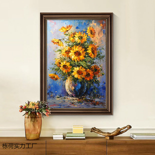 Bedroom World Famous Painting Hanging Painting Living Room American Decorative Painting Vertical Edition Impressionist Restaurant Oil Painting Landscape Entrance Murals