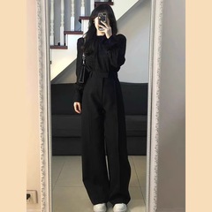 早秋季女装茶系穿搭秋装搭配一整套时尚赫本御姐小香风高级感套装