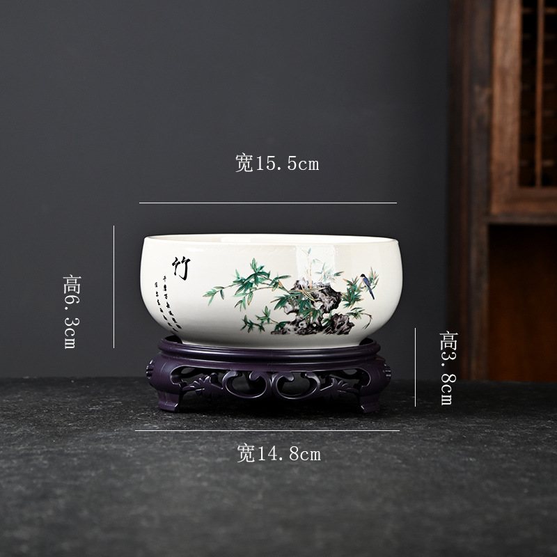 Cuenco de nenúfares, flores de cobre, macetas especiales con paletas, utensilios hidropónicos de cerámica, macetas grandes para el hogar, liquidación al por mayor