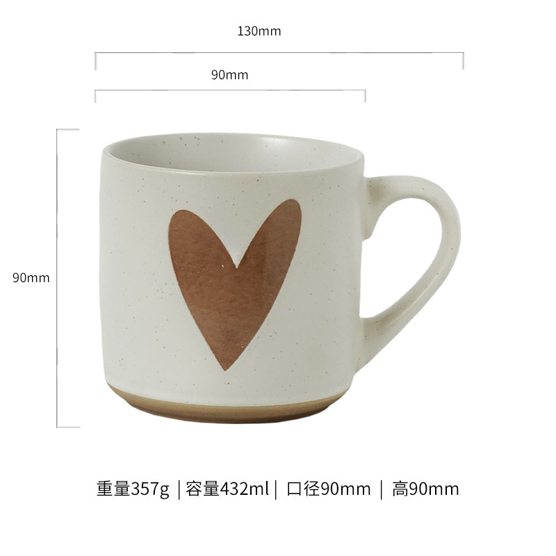 「カップルマグカップ」愛マグカップ陶磁器コップ女子高颜値オフィスミルクコーヒーカップ|undefined