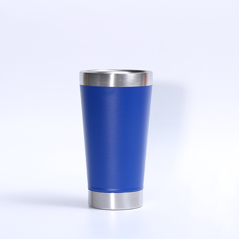 Brasil 20oz taza de cerveza de acero inoxidable al aire libre de coches de plástico taza de coche portátil auto-contenido botella abridor de vacío taza
