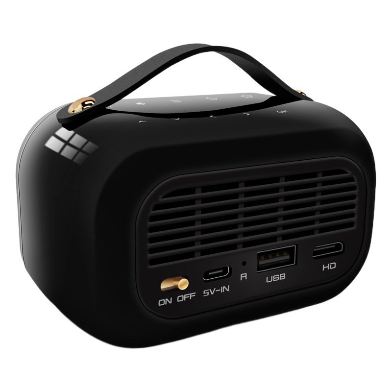 Transfronterizo 4K Mini proyector inteligente portátil DLP hogar proyector 3D batería incorporada Comercio exterior caliente