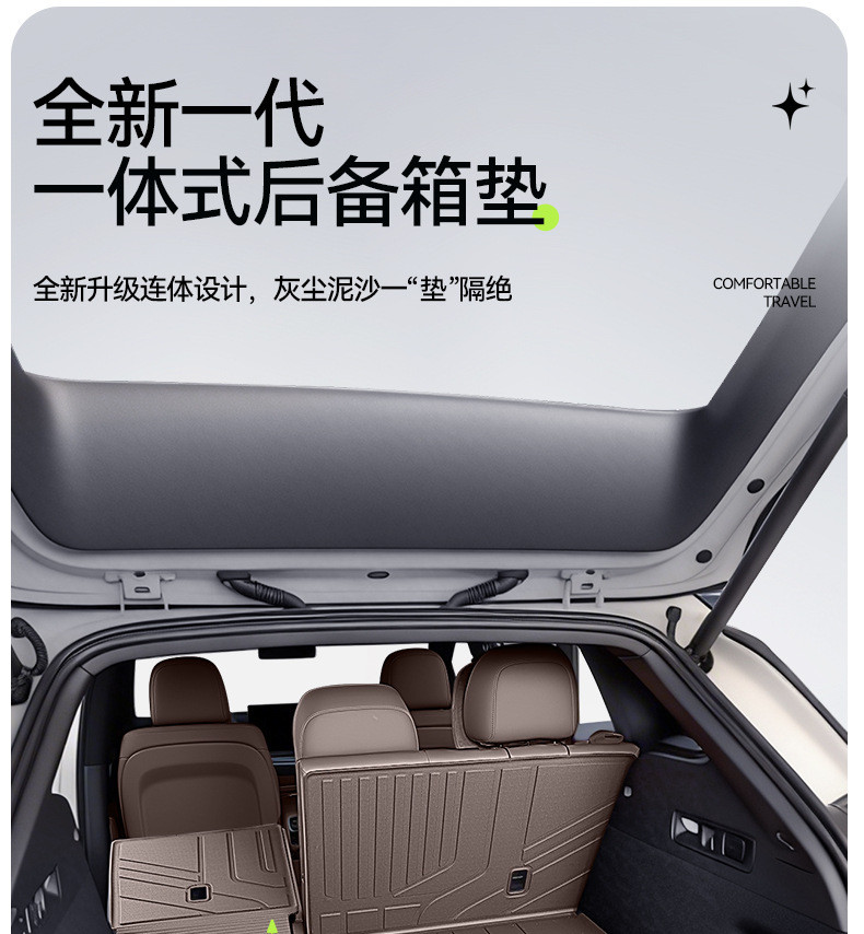 Suitable for Ideal I6 Integrated Front and Rear Trunk Mats, Tpe Car-Specific 26 New Model Trunk Mats, Wholesale
