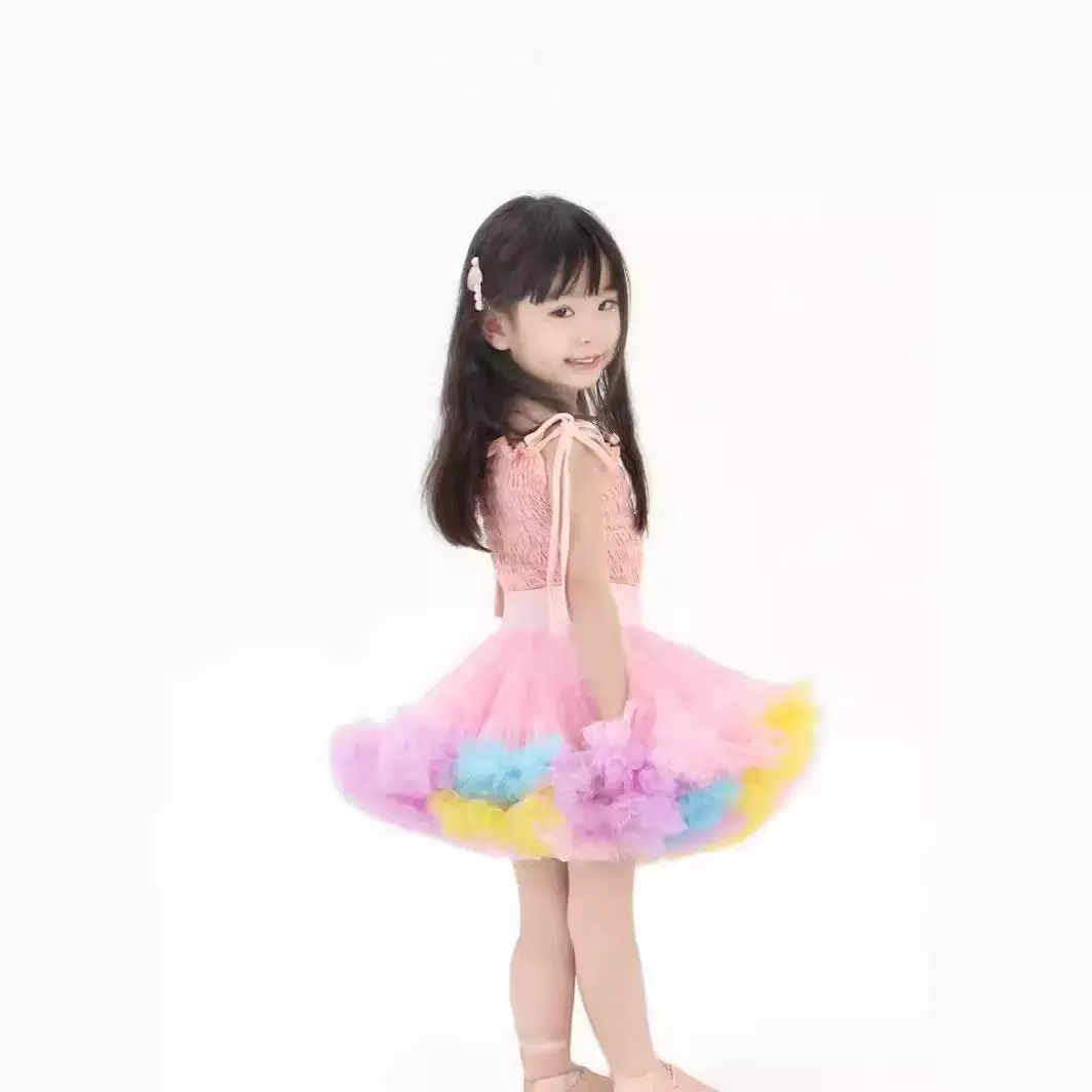 菲鸽二代蓬蓬裙公主裙定制儿童TUTU超可爱蛋糕裙儿童网纱四季纱裙