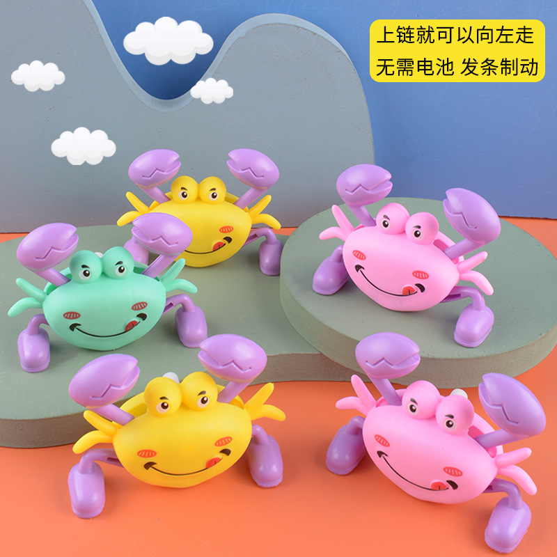 Tiktok red cuerda roja reloj pequeño cangrejo bebé simulación animal modelo niños pequeño suministro de regalo al por mayor