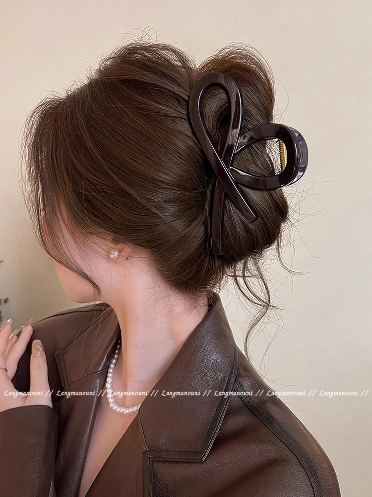 PC-Material Haargreifer Große Größe für volles Haar Haarspange Damen Hinterkopf Hai-Clip Neues Modell Hochwertiges Haarzubehör