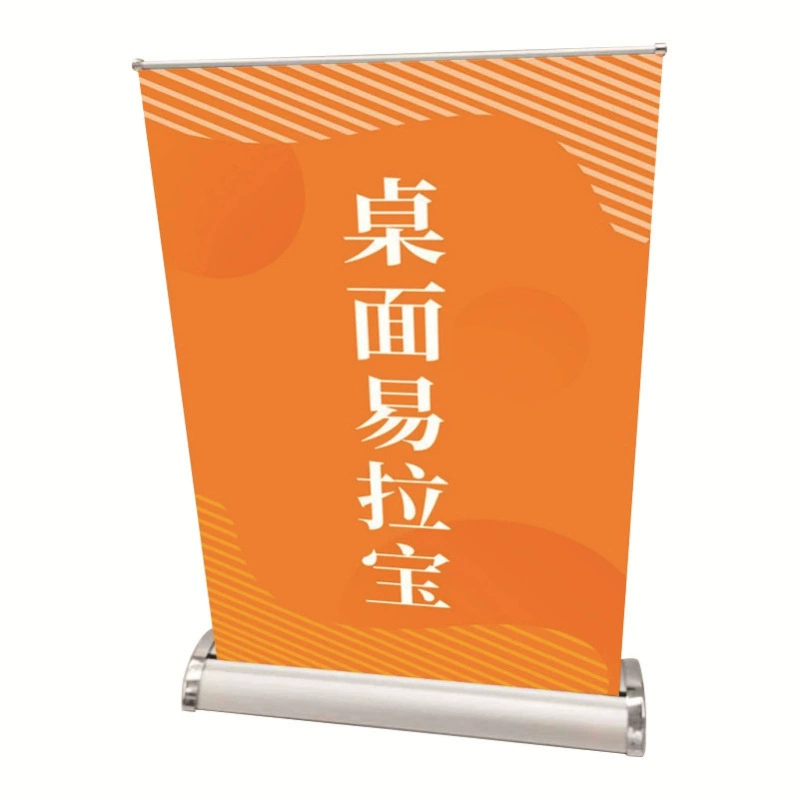 Custom aluminum alloy A3 vertical display stand for outdoor use, A4 advertising stand, tabletop pull-up banner display stand, custom-made