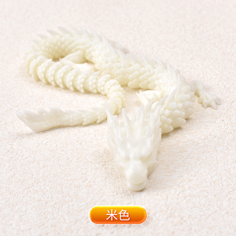 Ventas transfronterizas de juguetes impresos en 3D, adornos de dragón, animación de animales, moda de juego