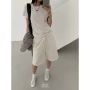 松紧腰松弛宽松休闲卫裤