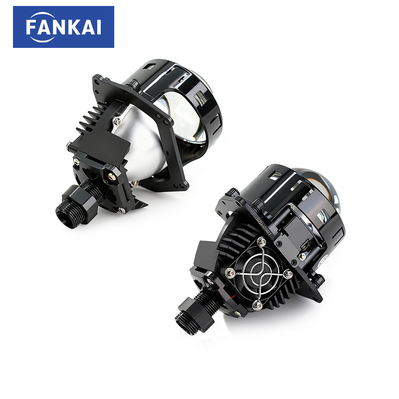 Transfronterizo 3 pulgadas S3 tricolor sin pérdida led lente de doble luz 58W de alta potencia faro del automóvil faro universal h4h7