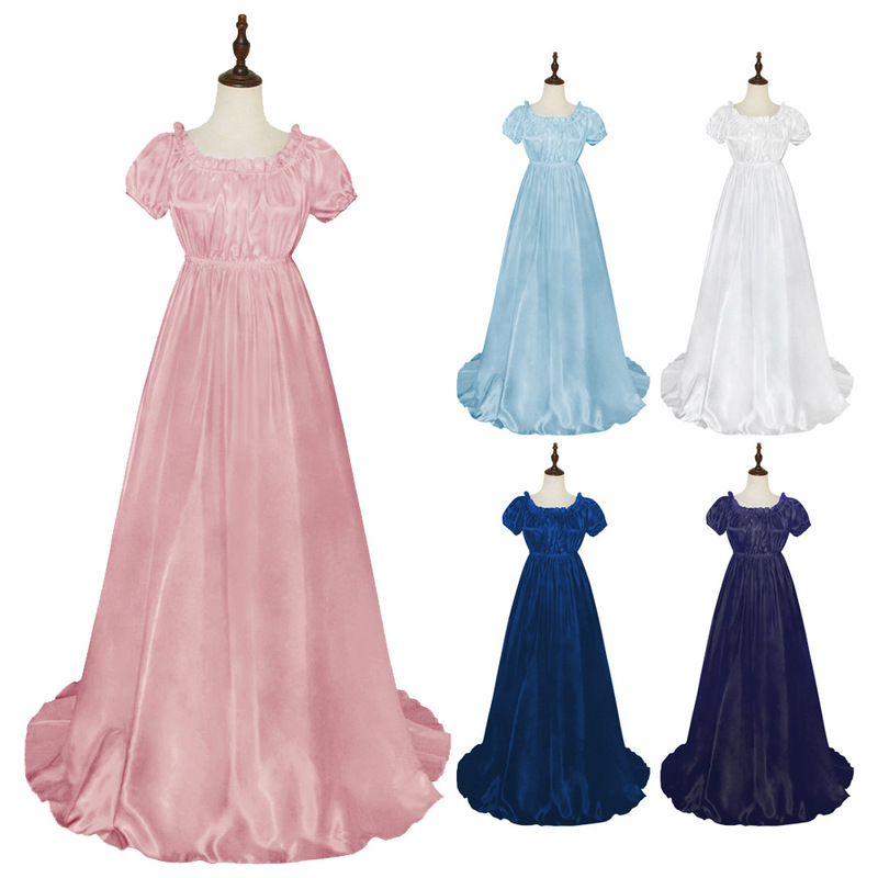 Bridgerton Dress Medieval Ball Gown Long Dress Cosplay Vintage Dress Bridgerton Dress Medieval Ball Gown Long Dress Cosplay Vintage Dress