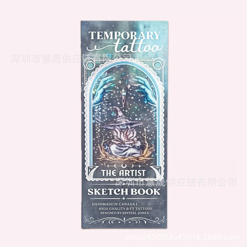 Cross-Border Temporary Tattoo Sketchbook Temporary Tattoo Design Manuscript Book