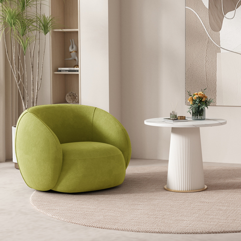 Salón de belleza sala de descanso departamento de ventas negociación sofá individual mesa redonda combinación de balcón sofá silla sala de estar
