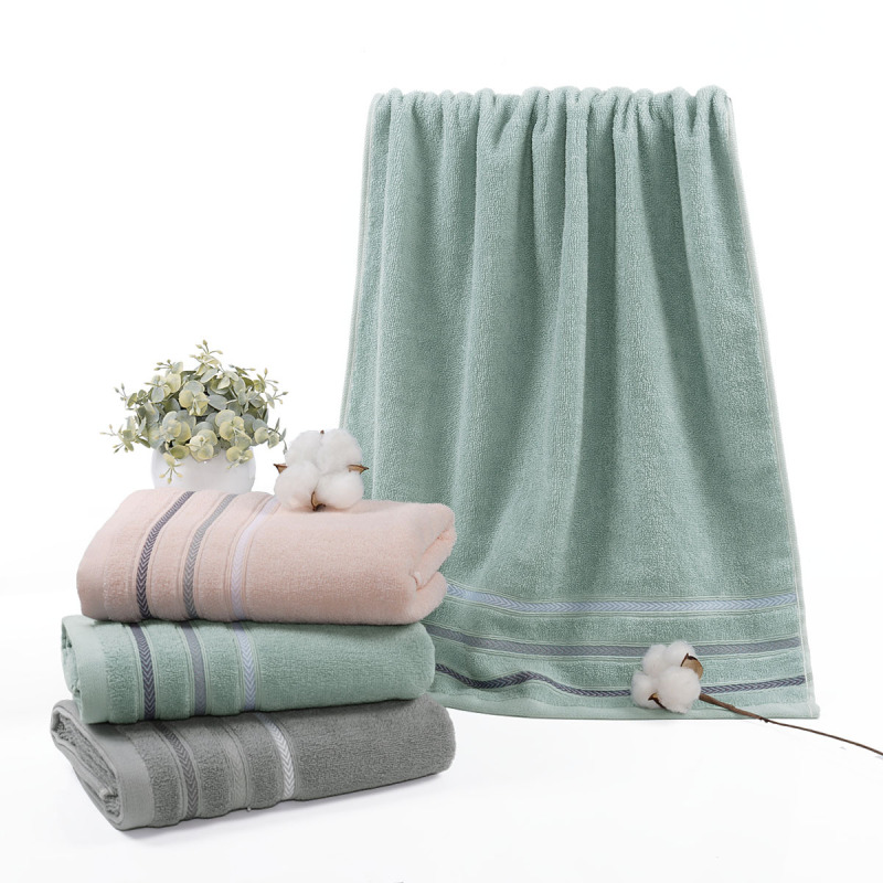 50*100 Thickened Antibacterial Pure Cotton Bath Towel, Absorbent, Suitable for Hotel and Home Use, Adult Large Bath Towel Wholesale 50*100 Thickened Antibacterial Pure Cotton Bath Towel, Absorbent, Suitable for Hotel and Home Use, Adult Large Bath Towel Wholesale