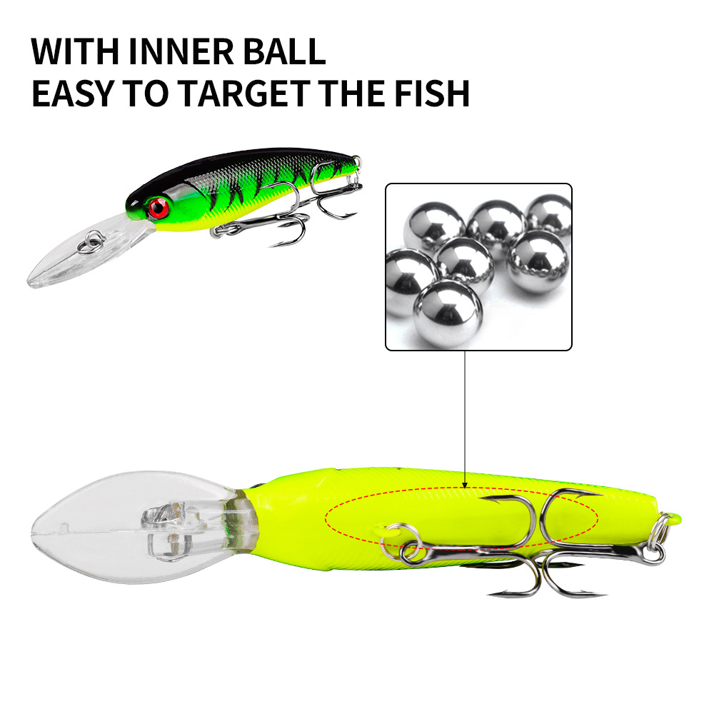 10 Colors Floating Jerkbaits Lures Hard Plastic Minnow Baits Fresh Water Bass Swimbait Tackle Gear