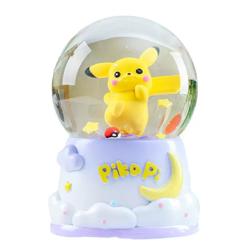 Популярная фигурка из мультфильма аниме ЦзяоцюоBaby светящиеся и снежные музыкальные шкатулки хрустальный шар украшения подарки на детский день рождения