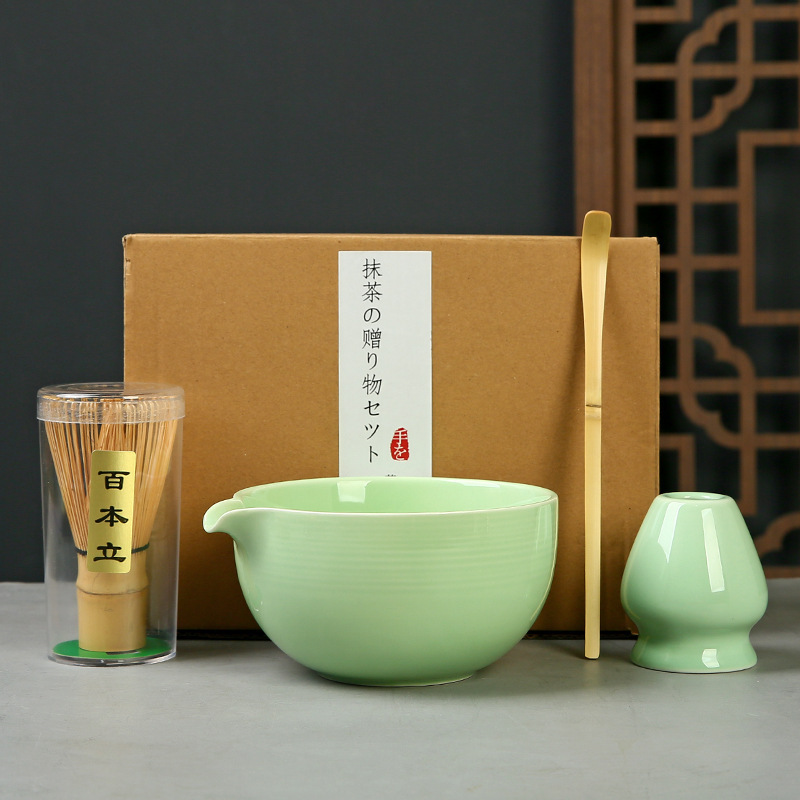 Cepillo de té de matcha de 100 centavos de matcha