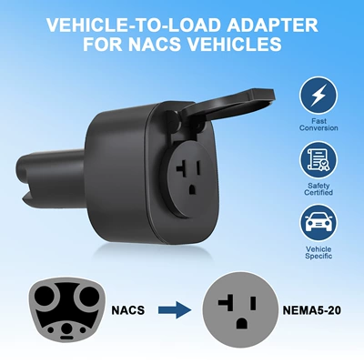 Elektrikli avtomobil şarj stansiyaları Charging Gun Nacs Power Adapter