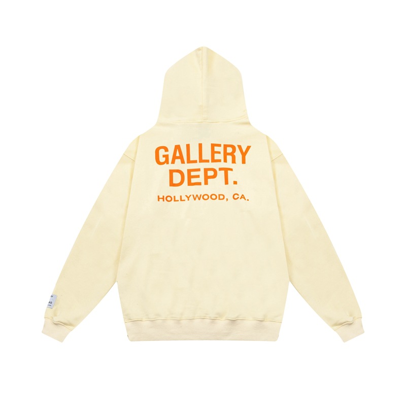 Galería Dept clásico básico letra impresa de estilo de estilo de estilo de mujer y mujer suelta casual sudadera encapuchada