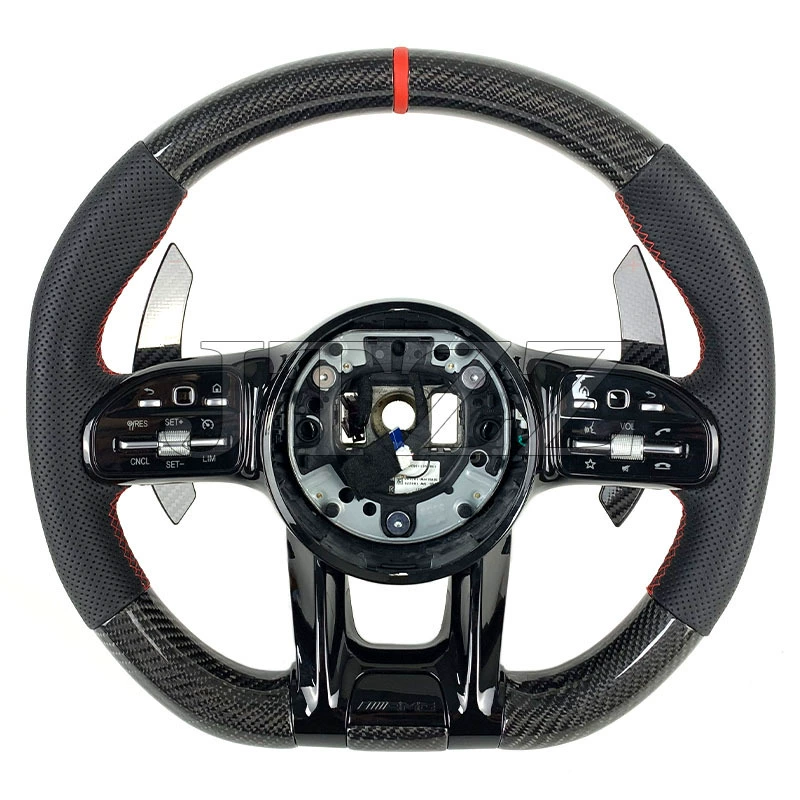 Подходит для Mercedes‑Benz AMG A/C/E/G-класса, C205 W166 W167 W213, старые и новые, карбоновый руль