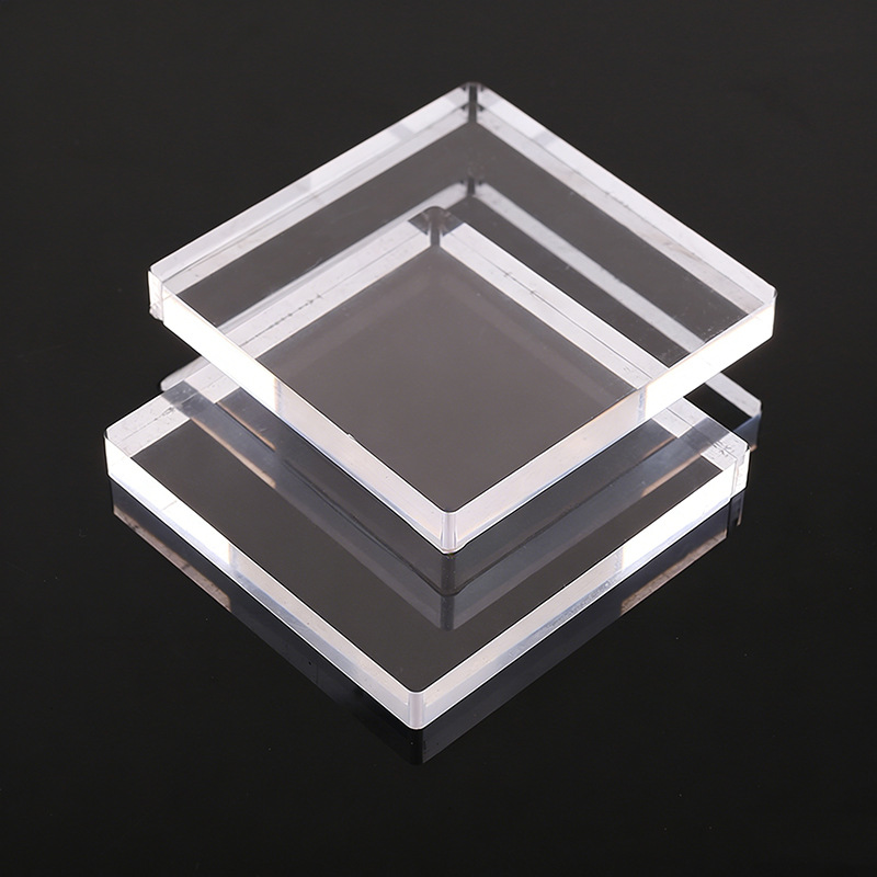 Acrylic Blank Card Bricks Can Be Customized in Thickness, Suitable for Cultural and Creative Anime Merchandise, DIY Crystal Bricks, High-Transparency Double-Sided Thick Standees
