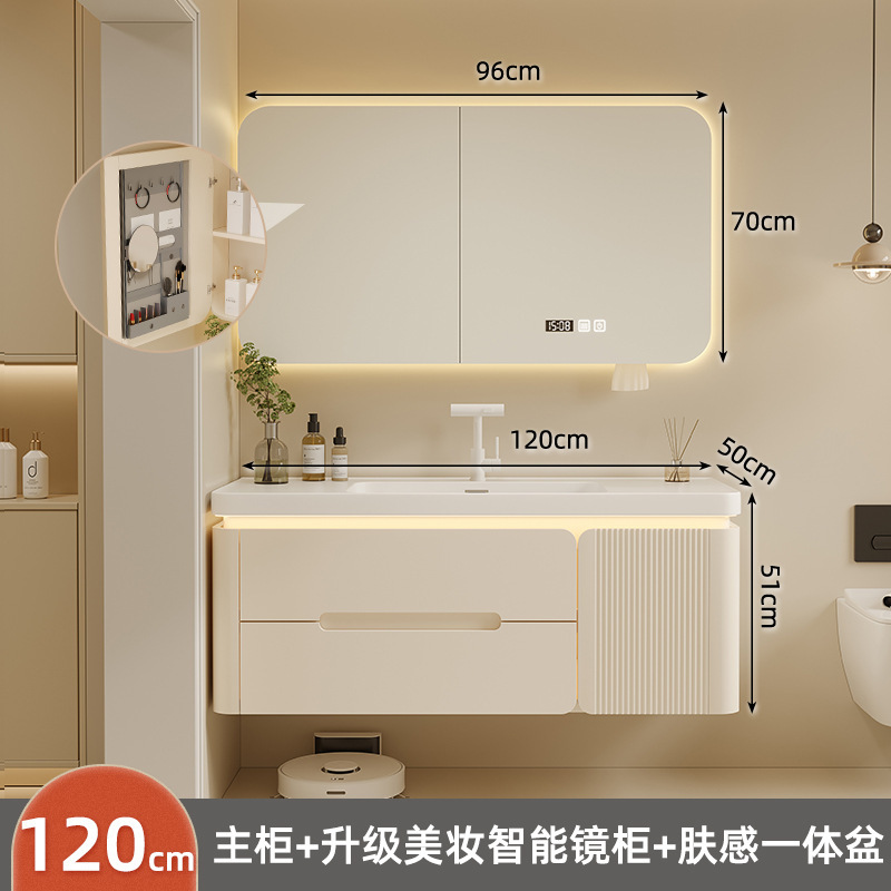 Baños personalizados de roble gabinete de baño gabinete de baño nuevo cerámica en una bañera lavabo facial