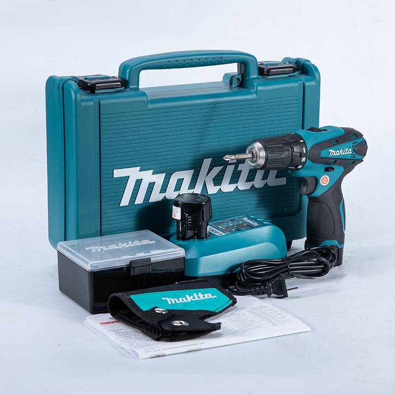 마키타 충전 드라이버 전기 드릴 드라이버 전기 드라이버 가정용 다기능 리튬 전기 드릴 DF330DWE